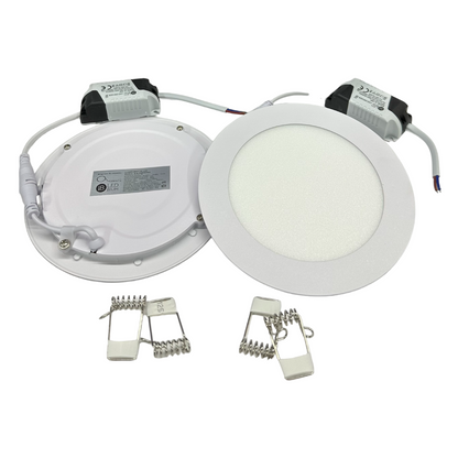 Panel LED Empotrable Redondo Slim