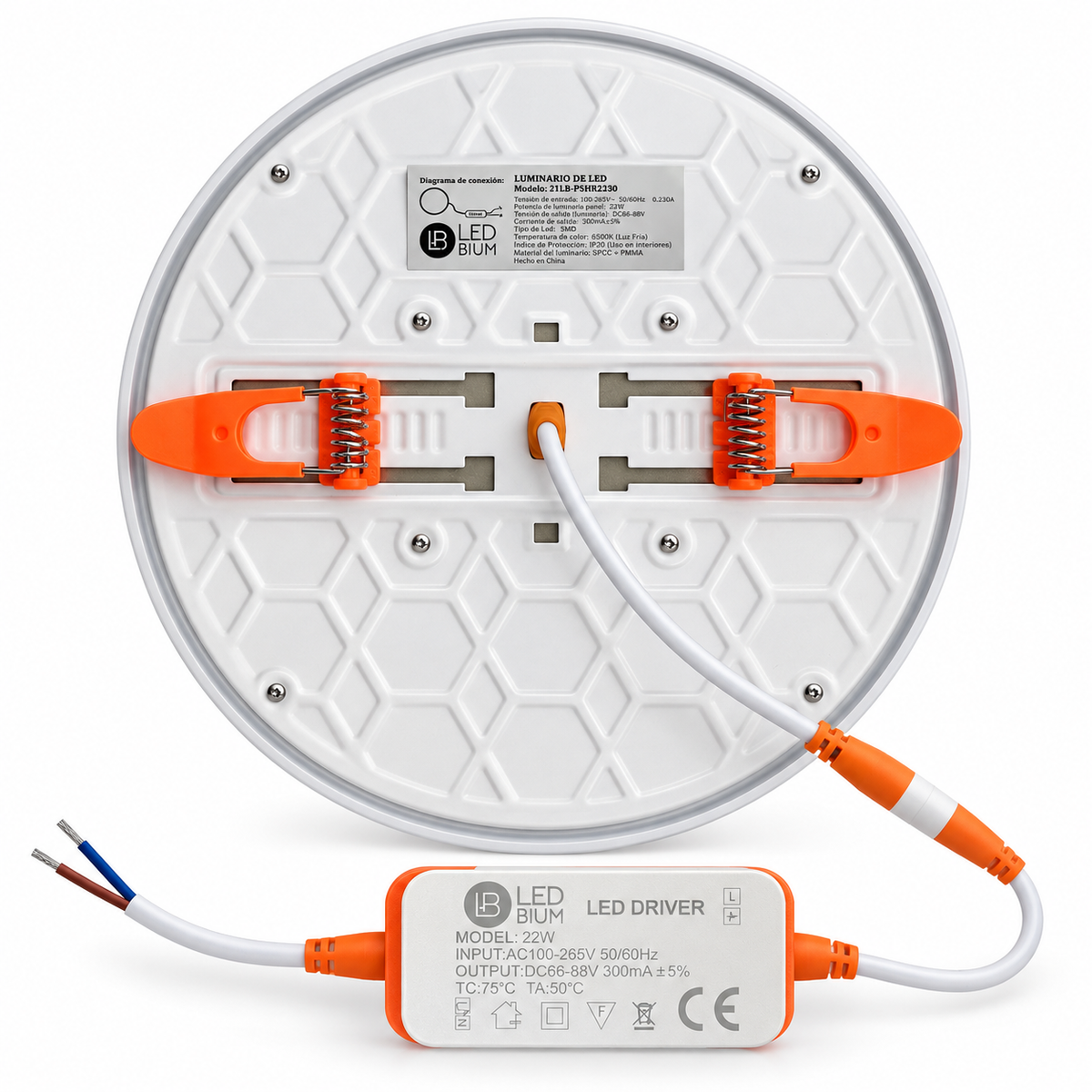 Panel LED Ajustable Sin Marco