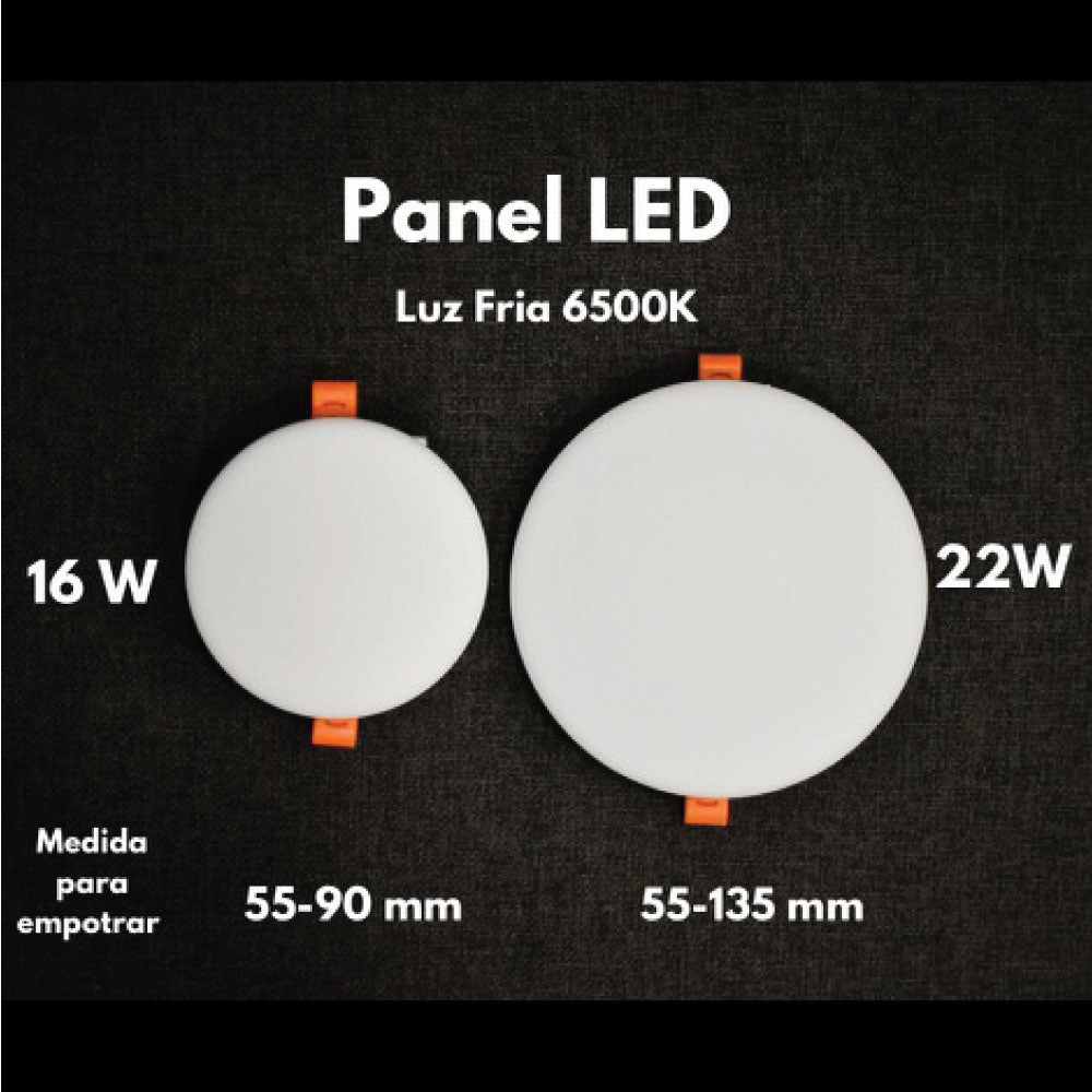 Panel LED Ajustable Sin Marco