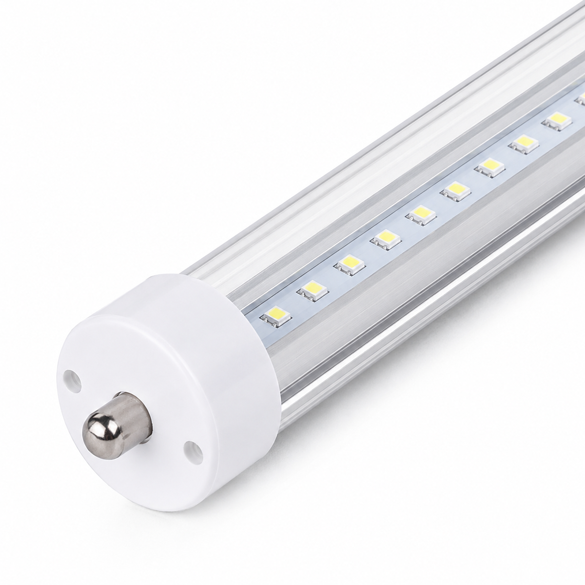 Tubo LED T8 Aluminio · 36W · 240cm · 2 Polos