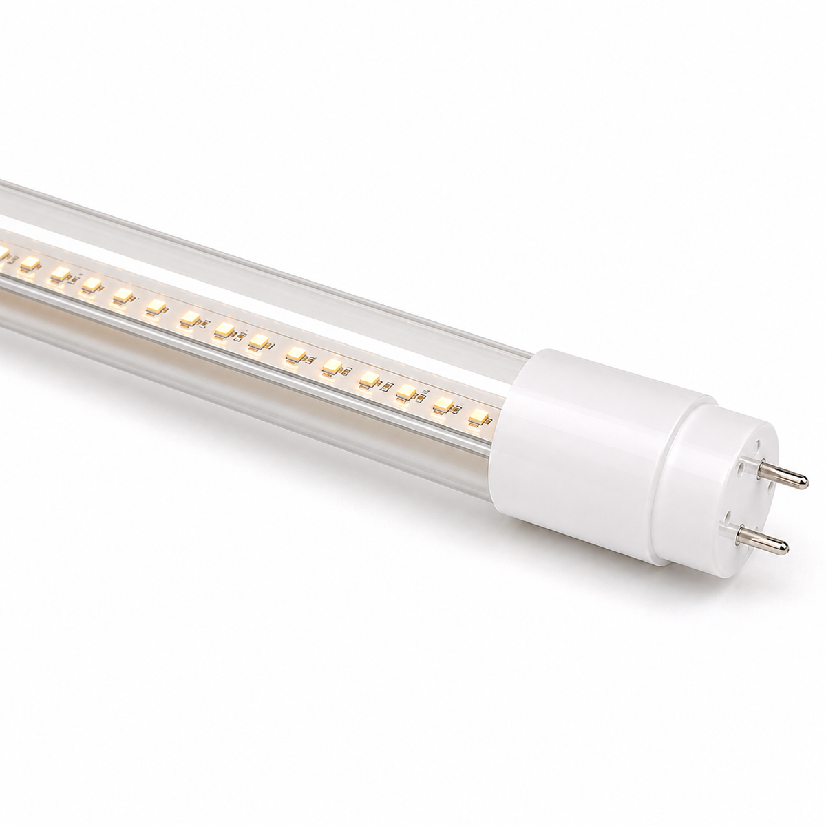 Tubo LED T8 Vidrio · 18W · 120cm · 1 Polo