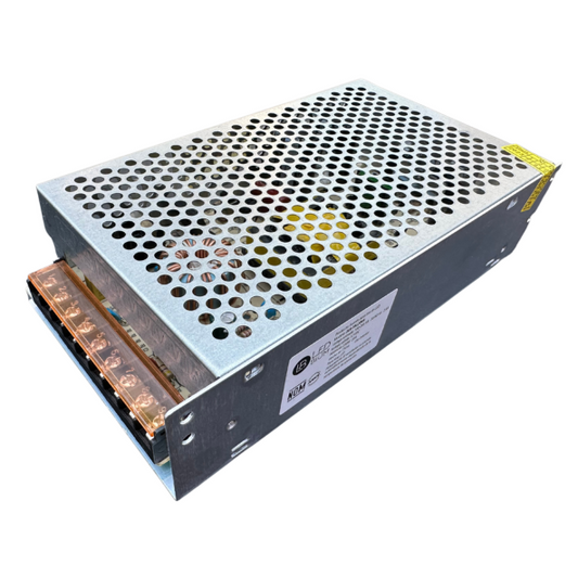 Fuente de poder conmutada 12V 20A (240W) con carcasa de aluminio perforada y bornes de conexión
