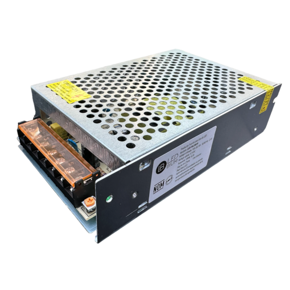Fuente de poder conmutada 12V 8.3A (100W) con carcasa de aluminio perforada