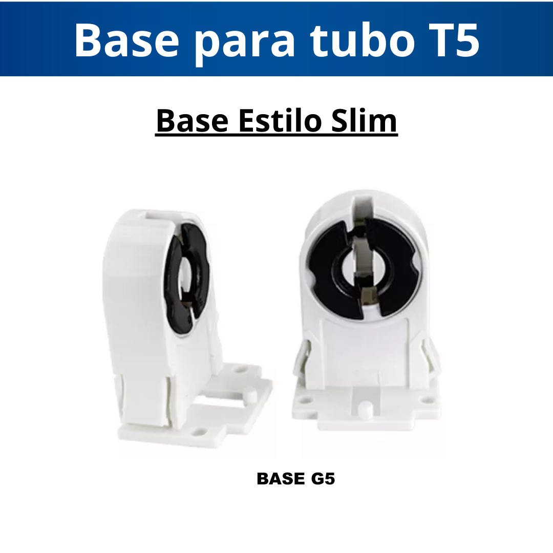 Tubo LED T5 Vidrio · 9W · 60cm · 2 Polos