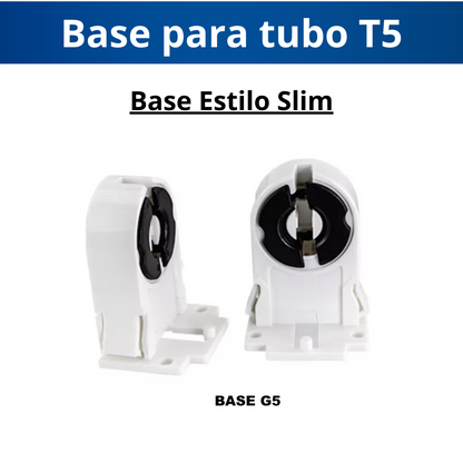 Tubo LED T5 Vidrio · 9W · 60cm · 2 Polos